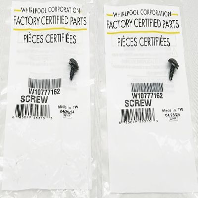 3555005 Oven Door Frame Screw - New - Set of Two (2) - 1/2" Black - Genuine OEM - AM 2-5-3L e - EA251211