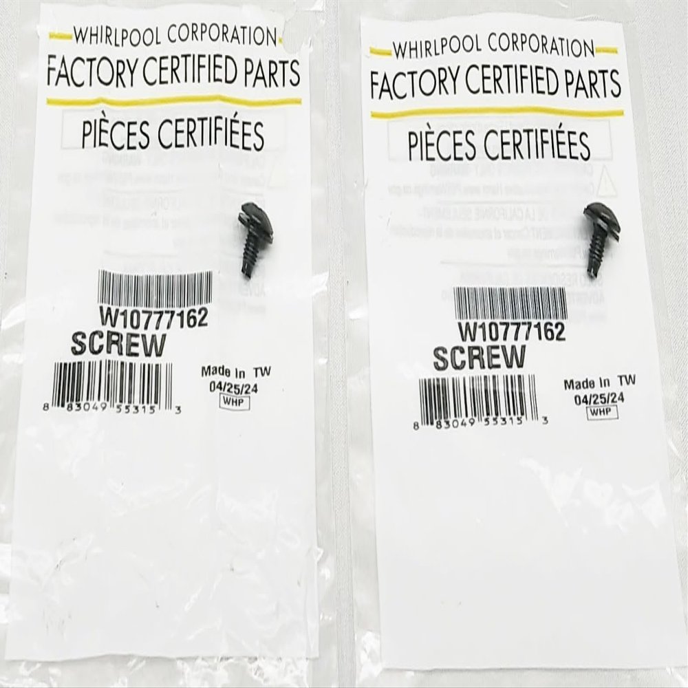 3555005 Oven Door Frame Screw - New - Set of Two (2) - 1/2" Black - Genuine OEM - AM 2-5-3L e - EA251211
