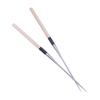 2pcs Sashimi Chopsticks Handmade Chopstick Noodles Chopstick Pointed Portable Reusable Chopsticks Stainless Steel Sushi Sushi Serving Wood Cooking Travel view 1
