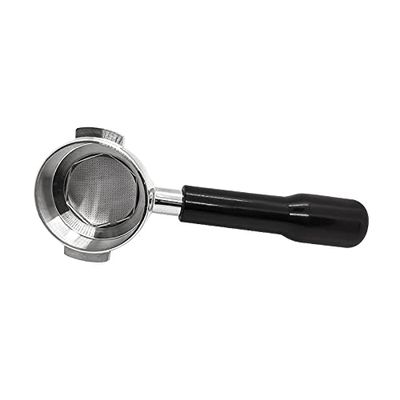Bottomless Naked Portafilter Compatible 58MM Coffee Handle Compatible With EXPOBAR Tea Coffee Machine Stainless Steel Coffee Handle Espresso accessories (Color : B)