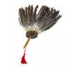 Ruluti Ancient Chinese Zhuge Liang Black Hand Fan Bamboo Fan Decoration Dance view 1