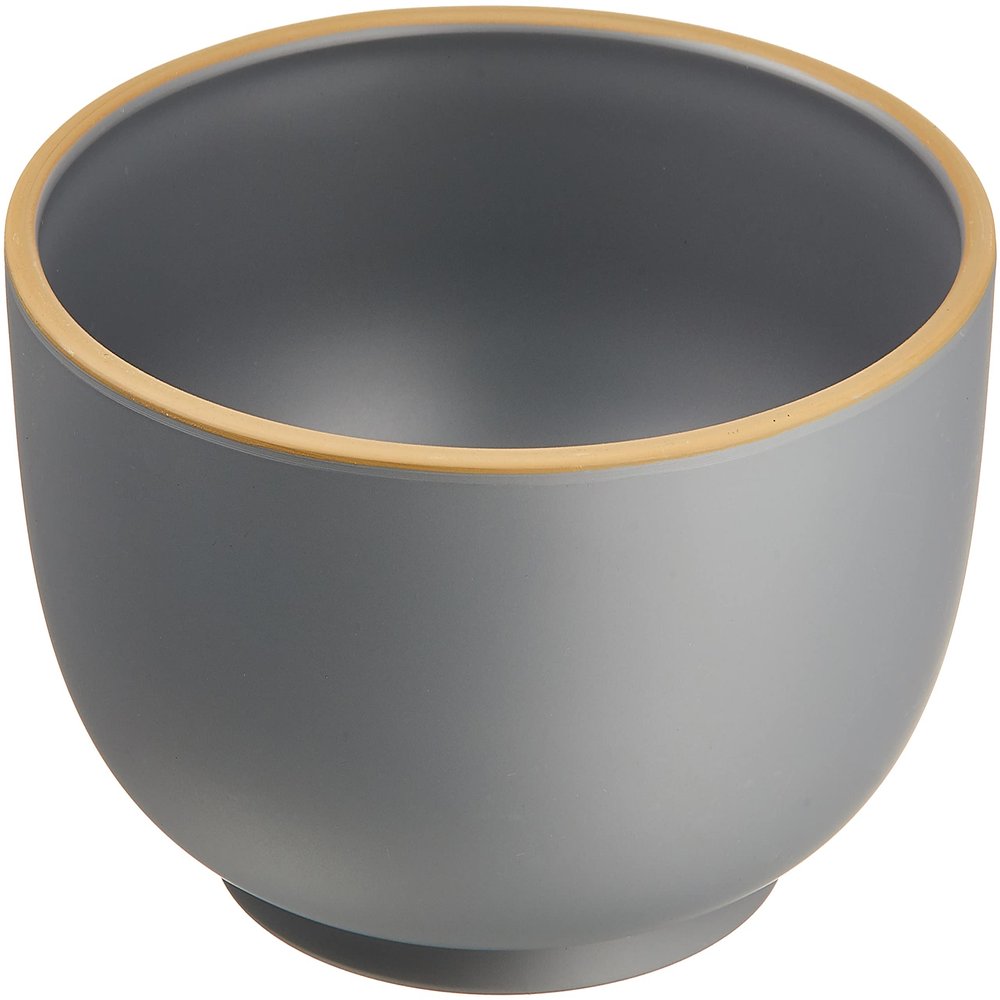 Miyamoto Sangyo 133097 Edgeline Donburi, GY Size: Approx. 5.7 inches (14.6 cm), H 2.9 inches (7.3 cm),