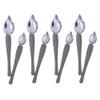 10pcs Stainless Steel Culinary Decorating Spoons Tapered Tip Drawing Spoons for Precision Plating for Sauces Desserts and Appetizers view 1