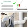 Cestluck 3'' 17 Ft PVC Decorative Pipe Line Cover Kit for Ductless Mini Split Air Conditioner-Full Set, No Other Parts Needed view 3