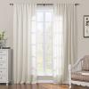 ChadMade Pravicy Protecting Cotton Drape 96 inches Long Curtain for Bedroom Patio Sliding Door 84Wx96L, 1 Panel, Beige, Sarai Collection view 1