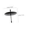 12pcs Iron Tealight Candle Holders Decorative Fixators for Home Decor Sturdy Candle Stands for Parties and Advent Wreaths Support Drip Catching Design view 2