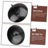 12pcs Iron Tealight Candle Holders Decorative Fixators for Home Decor Sturdy Candle Stands for Parties and Advent Wreaths Support Drip Catching Design view 3