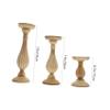 3pcs Retro Nordic Style Candle Holders for Home Decoration Decorative Taper Candle Stands for Weddings Parties and Cozy Ambiance view 2
