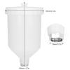 Tyenaza Plastic Spray Gun Cup, 600ml Plastic Cup Container Replacement for Air Gravity Feed Spray Guns with Stainless Steel Threaded Connector view 2