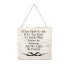 Wooden Signs, Rustic Y Ou're an Amateur and We Can't Be Friends Sign Plaque Pianted Quote Home Decor Farmhouse Garden Outdoor Wall Art 10"X10", Made in USA E300 view 1