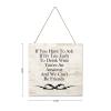 Wooden Signs, Rustic Y Ou're an Amateur and We Can't Be Friends Sign Plaque Pianted Quote Home Decor Farmhouse Garden Outdoor Wall Art 10"X10", Made in USA E300 view 2