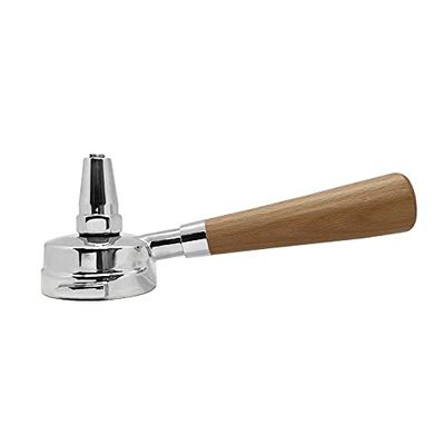 Bottomless Naked Portafilter Compatible 58MM Coffee Handle Compatible With EXPOBAR Tea Coffee Machine Stainless Steel Coffee Handle Espresso accessories (Color : A)