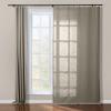 ChadMade 120 inch Length Cotton Drapery Pravicy Protecting Curtain for Living Room Bedroom 84Wx96L, 1 Panel, Oak, Sarai Collection view 3