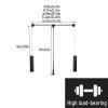 Liftable Clothes Hanger,Dormitory Clothes Bar,Closet Hardware,Pull Down Clothes Rail Closet Pole,Clothing Finishing Rack,Adjustable Width Industrial Wall Frame,Hanger Rail for Cabinet Soft Return view 2