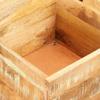 KTHLBRH [Lightning Shipping] Storage Chest, Retro Storage Chest, treasure chests for Living Room, Bedroom, Storage Bench Solid Reclaimed Wood 15.7"x15.7"x17.7" view 2