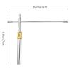 iplusmile Copper Dowsing Rod Water Divining Rod Portable Feng Shui Probe Tool Lightweight Detachable 8.26In Copper for Water Source Energy Detection view 3