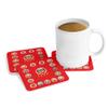 15 Soviet Republics USSR Coasters Square (Set of 4) Plastic with Cork Bottom (15 Soviet Republics USSR) view 2