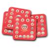 15 Soviet Republics USSR Coasters Square (Set of 4) Plastic with Cork Bottom (15 Soviet Republics USSR) view 4