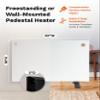 Amaze Heaters Classic Convection Panel Heater - Space Heater with Thermostat - 450/900 Dual Wattage Settings - 22x18" With Wall Mount Kit - Ideal For Office & Home Use Up to 350 sq ft view 3