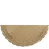 72-Inch Gold with Sequins Scalloped Embroidered Tree Skirt view 2