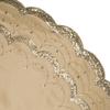 72-Inch Gold with Sequins Scalloped Embroidered Tree Skirt view 3