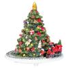 6-Inch Christmas Tree with Revolving Train Music Box view 2
