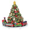 6-Inch Christmas Tree with Revolving Train Music Box view 4