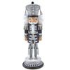 15-Inch Hollywood Silver/Black Soldier Nutcracker view 1