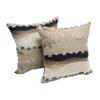 Blazing Needles Jacquard Chenille Throw Pillow, 17", Dessert Horizon 2 Count view 1