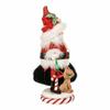12-Inch Hollywood Santa and Pup Nutcracker view 4