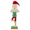 Kurt S. Adler 15-Inch Wooden Yoga Santa Nutcracker view 1