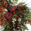 24-Inch Berries and Pinecone Ribbon Rattan Wreath view 3
