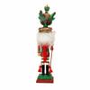 Kurt S. Adler Hollywood Nutcrackers Hollywood Red and Green Leaves Hat Nutcracker, 18-Inch, Multicolored view 2