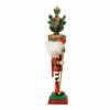 Kurt S. Adler Hollywood Nutcrackers Hollywood Red and Green Leaves Hat Nutcracker, 18-Inch, Multicolored view 4