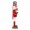 Kurt S. Adler 15-Inch Red, White and Black Nutcracker with Gift Box and Wreath view 4