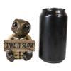 Baby Sea Turtle Set of 4 Figurine Holding Signs W/ Funny Sayings view 3