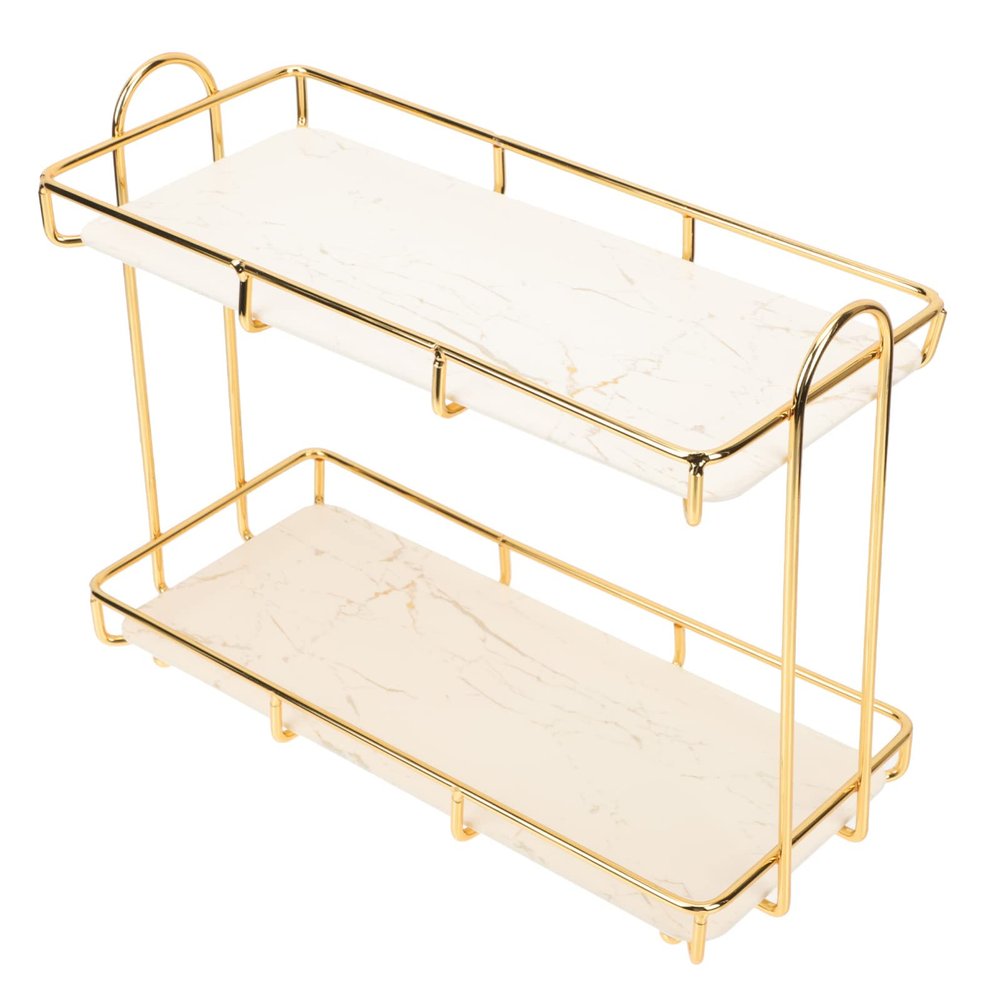 Cabilock Bathroom Makeup Stand Multi Cosmetic Holder for Shampoo Skincare and Beauty Products Stylish Desktop Organizer for Rack