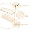 Cabilock Bathroom Makeup Stand Multi Cosmetic Holder for Shampoo Skincare and Beauty Products Stylish Desktop Organizer for Rack view 3