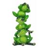 Acrobatic Frogs Totem Statue 5.75" Tall view 2