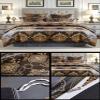 BEIRTY Duvet Cover Set Satin Silk Blanket All Season Bed Duvet Cover Queen Set Royal Black Bedspread Luxury Jacquard Quilt Bedding Sets Matching 2 Pillow Shams (Queen, 3 Pieces) view 2