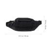INOOMP Leisure Crossbody Bag for Men Versatile Single-shoulder Waist Pack for Travel Lightweight and Wear-resistant Design for Sports and Daily Use view 2