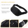INOOMP Leisure Crossbody Bag for Men Versatile Single-shoulder Waist Pack for Travel Lightweight and Wear-resistant Design for Sports and Daily Use view 4