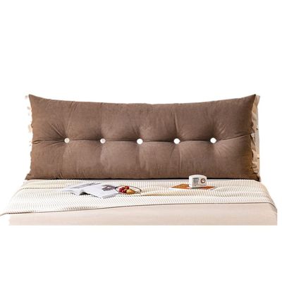 Bedside Cushion Rectangular Headboard Reading Body Pillow Bedside Oversized Throw Cushion Extra Large Backrest Lumbar Pillows Positioning Back Support Bolster for Bed Sofa