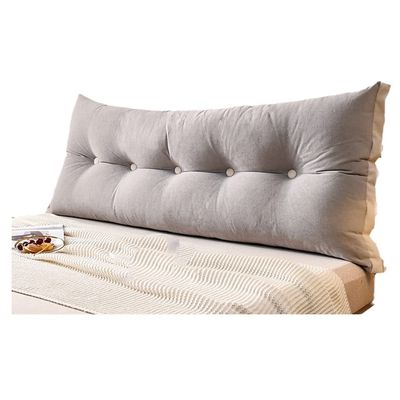 Bedside Cushion Rectangular Headboard Reading Body Pillow Bedside Oversized Throw Cushion Extra Large Backrest Lumbar Pillows Positioning Back Support Bolster for Bed Sofa