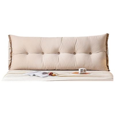 Bedside Cushion Rectangular Headboard Reading Body Pillow Bedside Oversized Throw Cushion Extra Large Backrest Lumbar Pillows Positioning Back Support Bolster for Bed Sofa