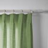 ChadMade Light Filtering Privacy Curtain Panel Pinch Pleated Room Darkening Drapery for Home Office Living Room with Traverse Rod, 120" W x 84" L, 1 Panel, Green, Tallis Collection view 2