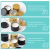 NUOBESTY 6pcs Aluminum Candle Jars Lids Containers for Candle Making Cosmetic Creams and Travel Storage Lightweight and Airtight Design view 3