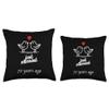 70th Wedding Anniversary - Just Married 70 Years Ago Throw Pillow view 3