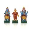Hastha Kalalu | The Ten Avatars/The Ten Incarnations of Lord Vishnu/Dashavataralu Wooden Set/Navaratri Golu | Indian Ethnic Home Decor (Wood, 3 Inches) view 4