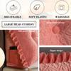 ZZYK Soft Reading Bed Rest Pillow Large Bolster Cushion Headboard Backrest Wedge Pillow Neck & Lumbar Support for Dorm Room Daybed Full Size,Pink,70"/180cm view 3